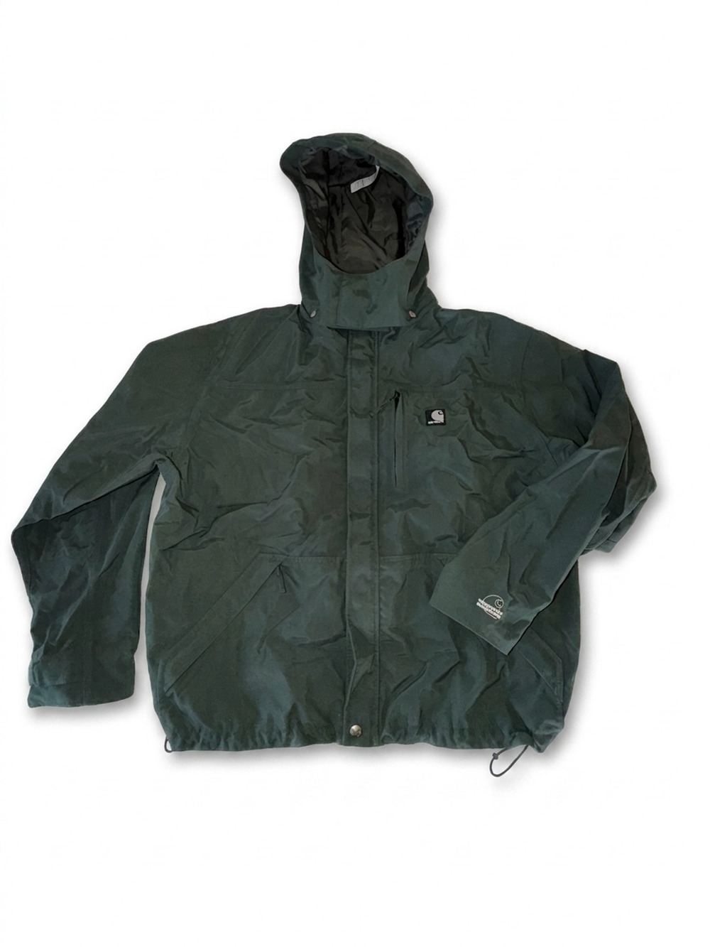 Carhartt Heavy Zip & Button Up Jacket | Green | Men's XL | Relaxed Fit